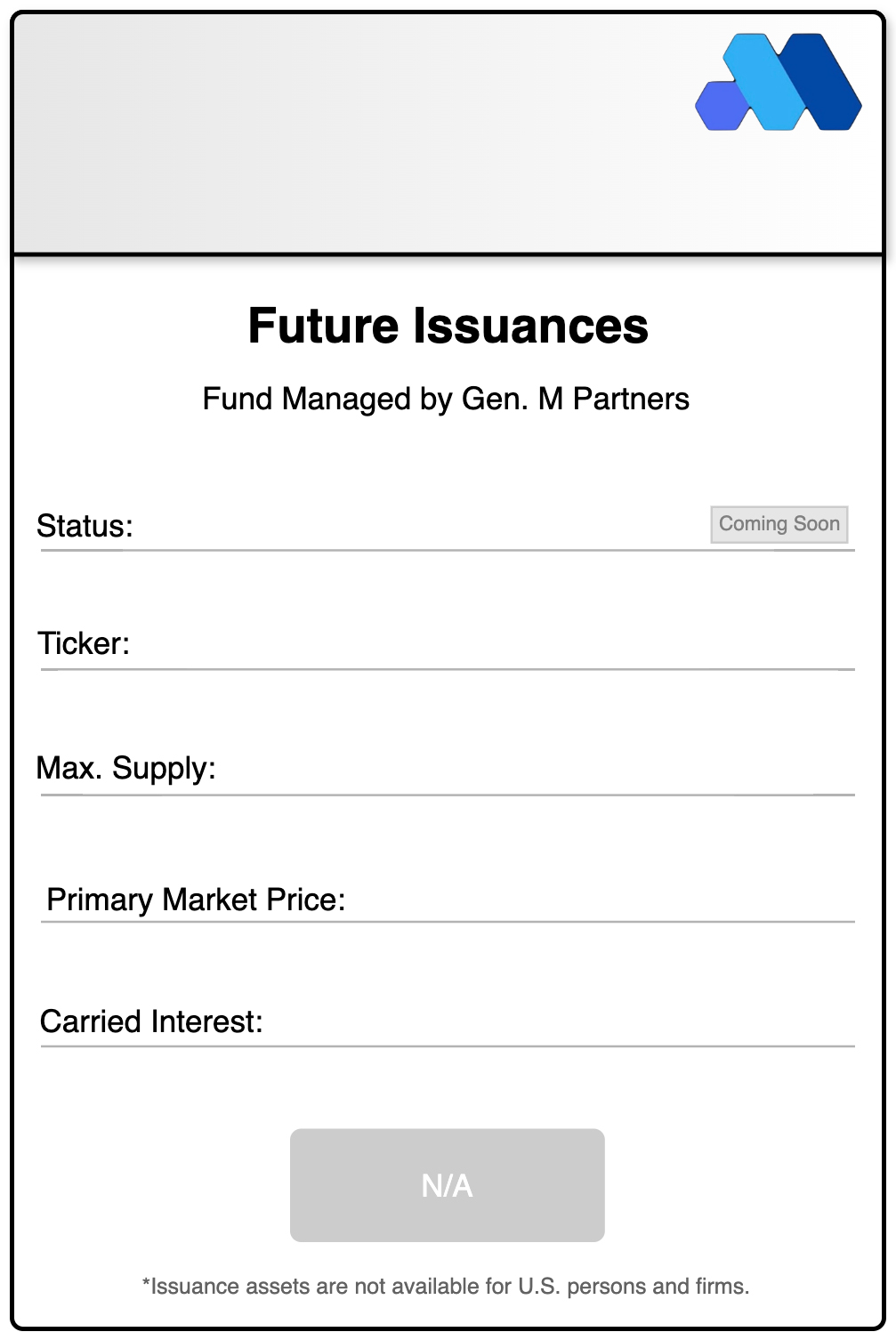 Future Issuances